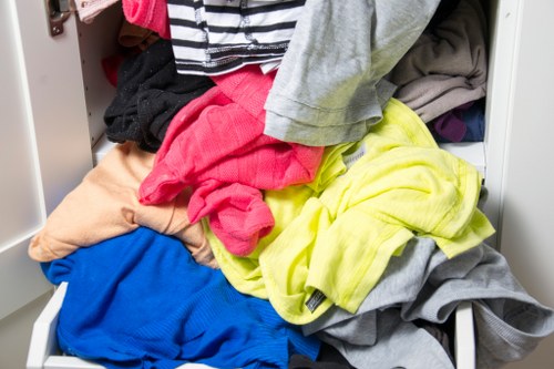 Trainer leading anti-slavery training for garden clearance staff