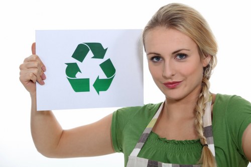 Community members participating in Beckenham recycling programs
